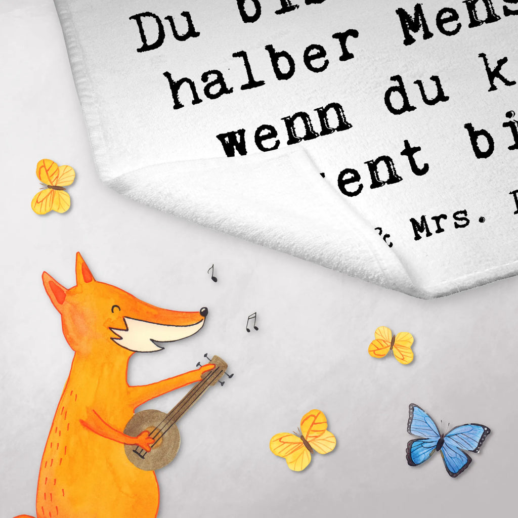 Guest towel Lecturer Heart Guest towel, towel, guest towels, hand towels, 50 x 30, gift, gift idea, best, farewell gift, passing exam, anniversary, retirement, promotion, job start, sayings, funny, profession