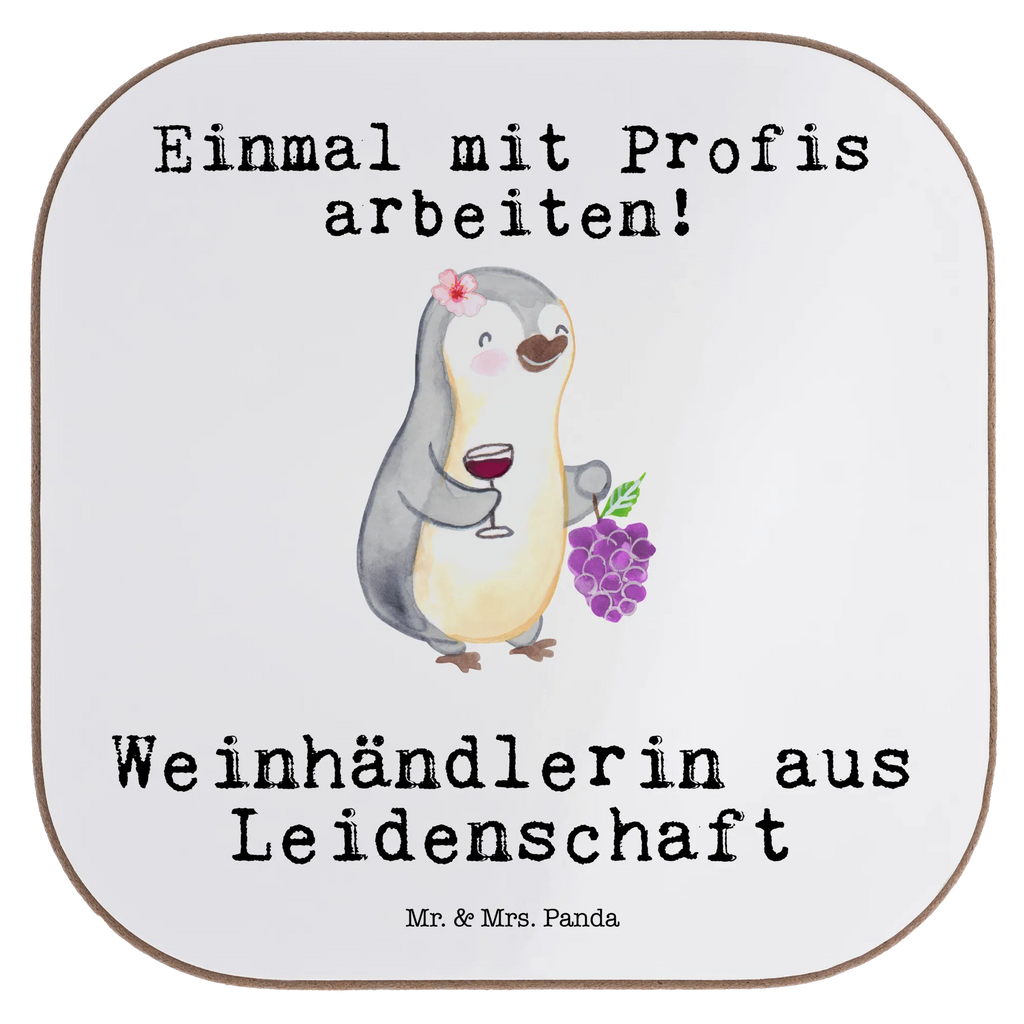 Square coaster Wine Merchant Passion party, breakfast, glass coasters, presents, gifts, Coasters, gift, gift idea, best, farewell gift, passing exam, anniversary, retirement, promotion, job start, sayings, funny, profession