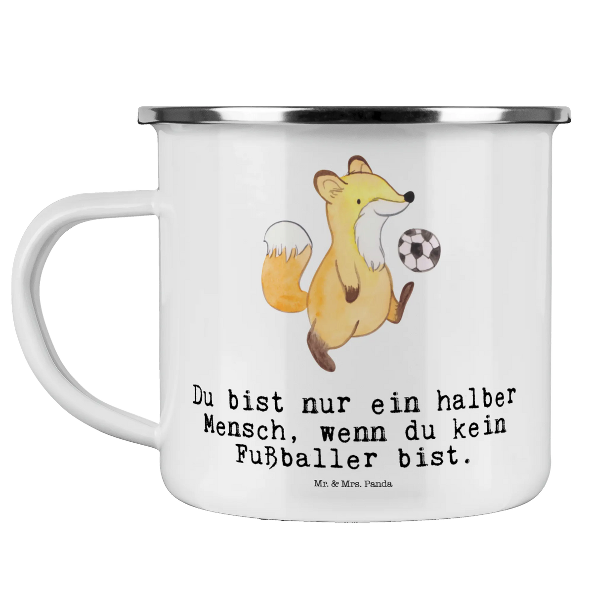 Enamel camping mug soccer player heart metal camping mug, outdoor cup, travel mug, camping metal cup, backpacking mug, hiking mug, lightweight camping mug, tin coffee cup, enamel mug, camper mug, enamel camping cup, enamel drinking mug, bushcraft mug, steel mug for camping, metal cup, stainless steel drinking cup, campfire mug, camp coffee mug, adventure mug, camping mug, gift, gift idea, best, farewell gift, passing exam, anniversary, retirement, promotion, job start, sayings, funny, profession
