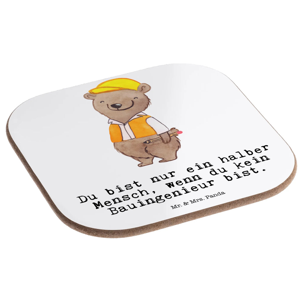 Podkładka Inżynier budowlany serce Zawód, Wykształcenie, Jubileusz, Pożegnanie, Emerytura, Kolega, Koleżanka, Prezent, Dawać, Pracownik, Współpracownik, Firma, Dziękuję, Dziękuję bardzo