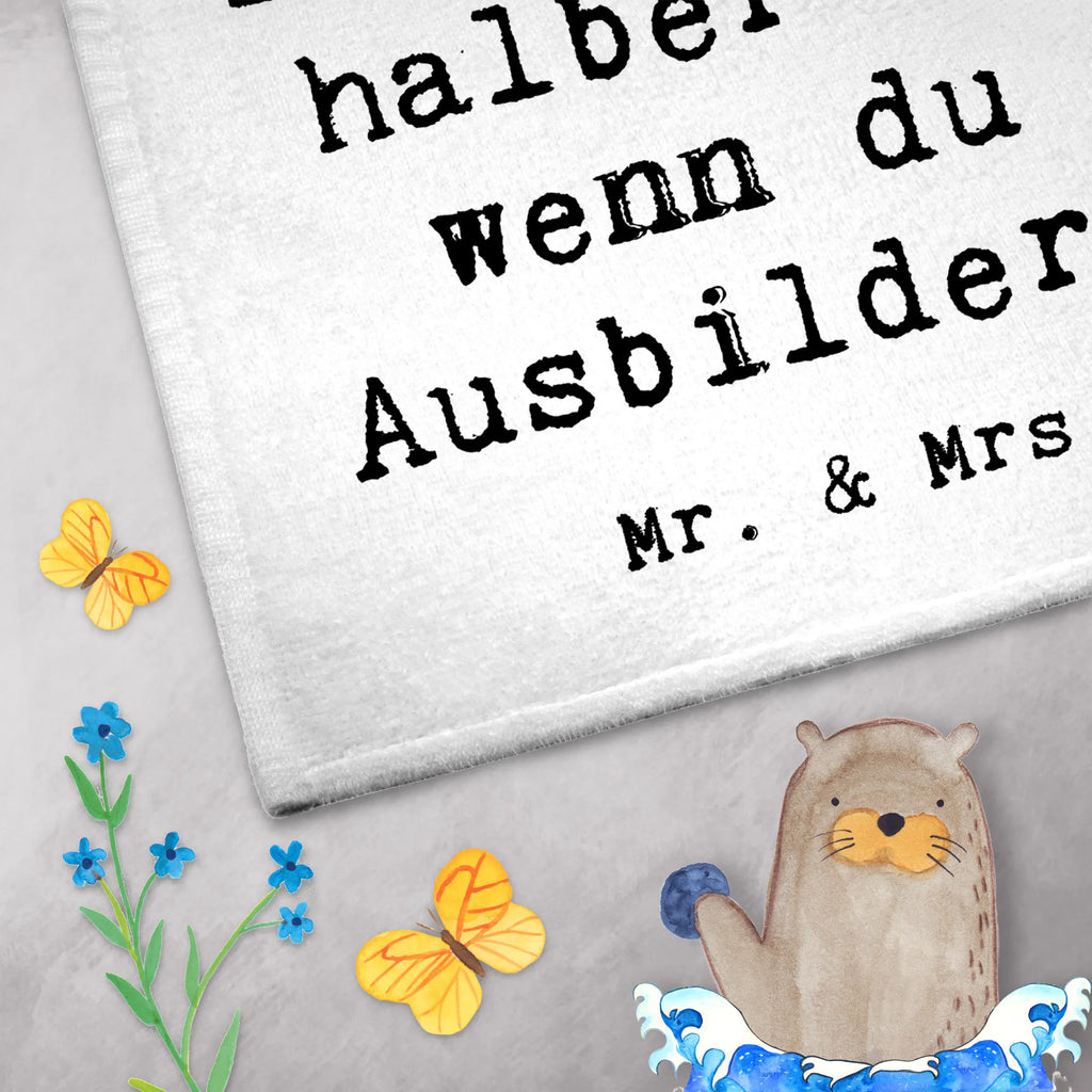 Guest towel Instructor Heart Guest towel, guest towels, hand towels, 50 x 30, towel, gift, gift idea, best, farewell gift, passing exam, anniversary, retirement, promotion, job start, sayings, funny, profession