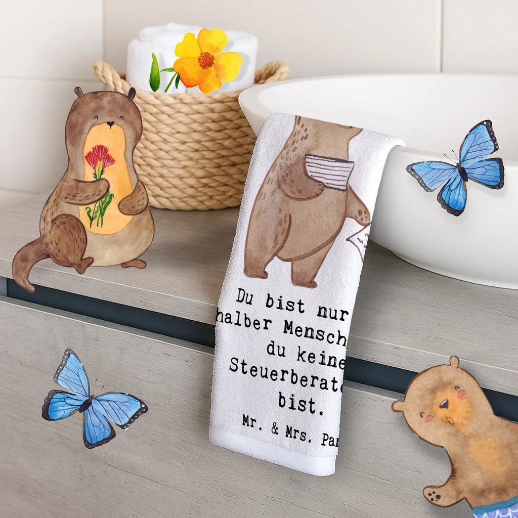 Guest towel Tax advisor Heart hand towels, Guest towel, guest towels, 50 x 30, towel, gift, gift idea, best, farewell gift, passing exam, anniversary, retirement, promotion, job start, sayings, funny, profession