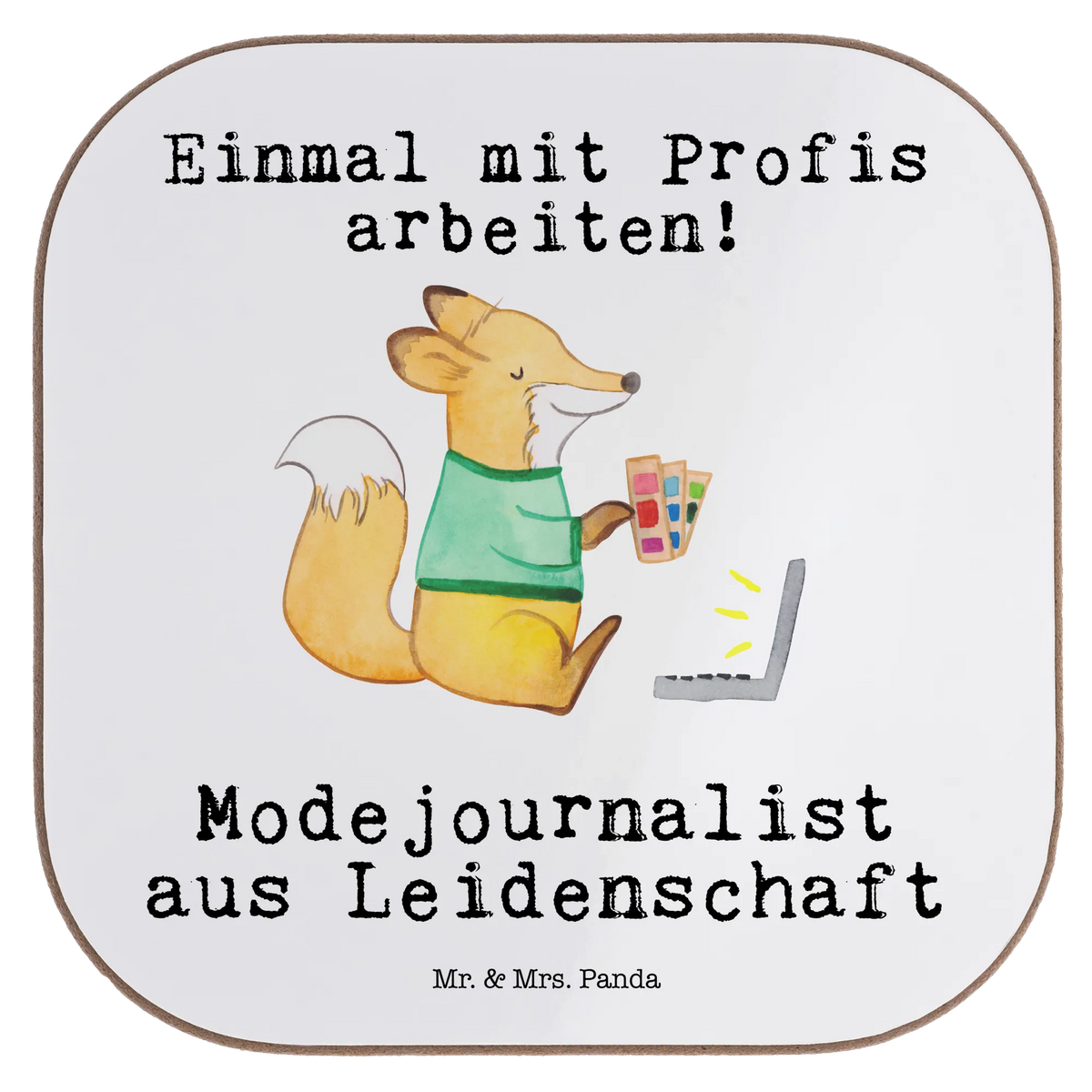 Square coaster Fashion journalist Passion gift, Coasters, gifts, presents, party, glass coasters, breakfast, gift idea, best, farewell gift, passing exam, anniversary, retirement, promotion, job start, sayings, funny, profession