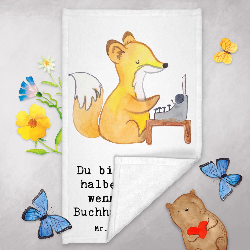 Guest towel Accountant heart guest towels, towel, Guest towel, hand towels, 50 x 30, gift, gift idea, best, farewell gift, passing exam, anniversary, retirement, promotion, job start, sayings, funny, profession