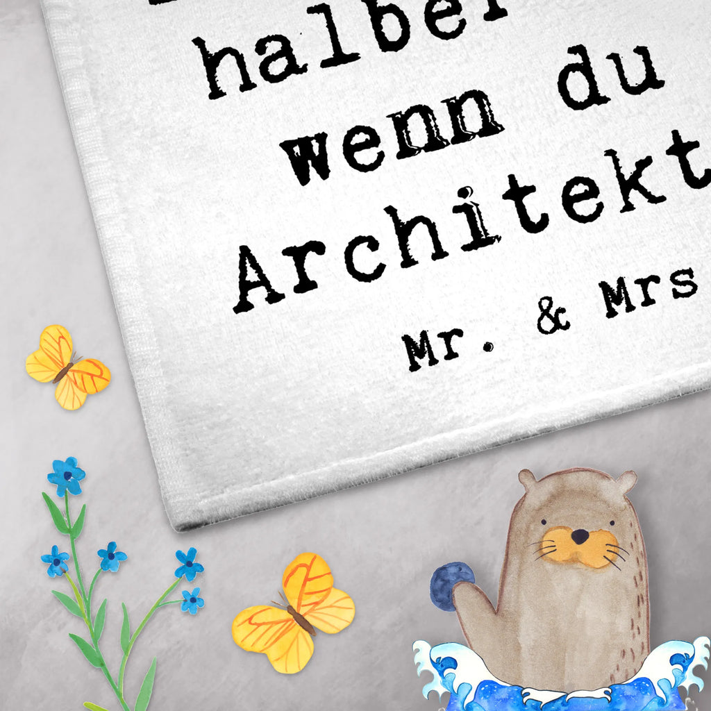 Guest towel Architect Heart Guest towel, hand towels, towel, guest towels, 50 x 30, gift, gift idea, best, farewell gift, passing exam, anniversary, retirement, promotion, job start, sayings, funny, profession