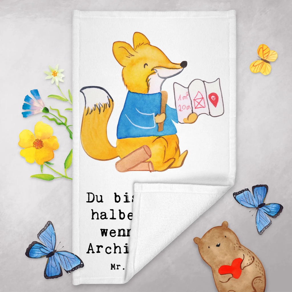 Guest towel Architect Heart Guest towel, hand towels, towel, guest towels, 50 x 30, gift, gift idea, best, farewell gift, passing exam, anniversary, retirement, promotion, job start, sayings, funny, profession