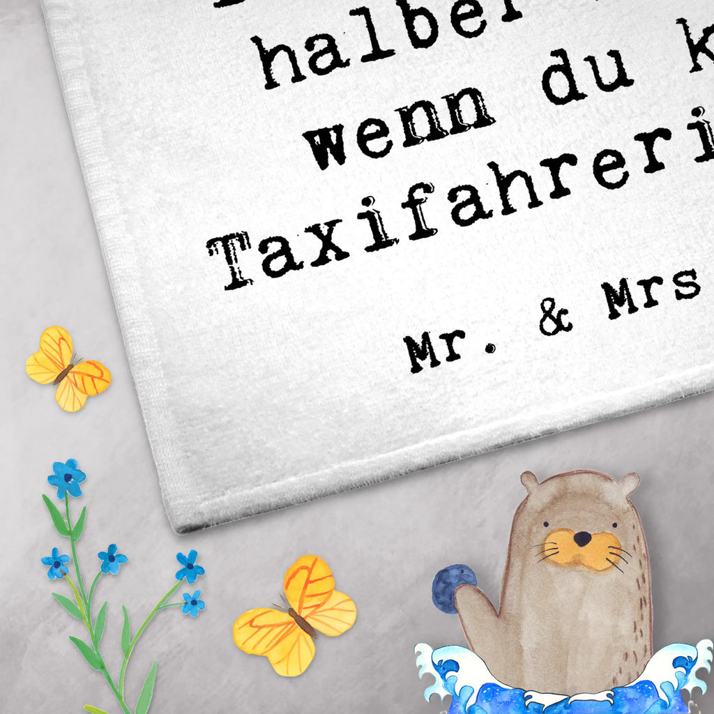 Guest towel Taxi driver Heart hand towels, 50 x 30, Guest towel, guest towels, towel, gift, gift idea, best, farewell gift, passing exam, anniversary, retirement, promotion, job start, sayings, funny, profession