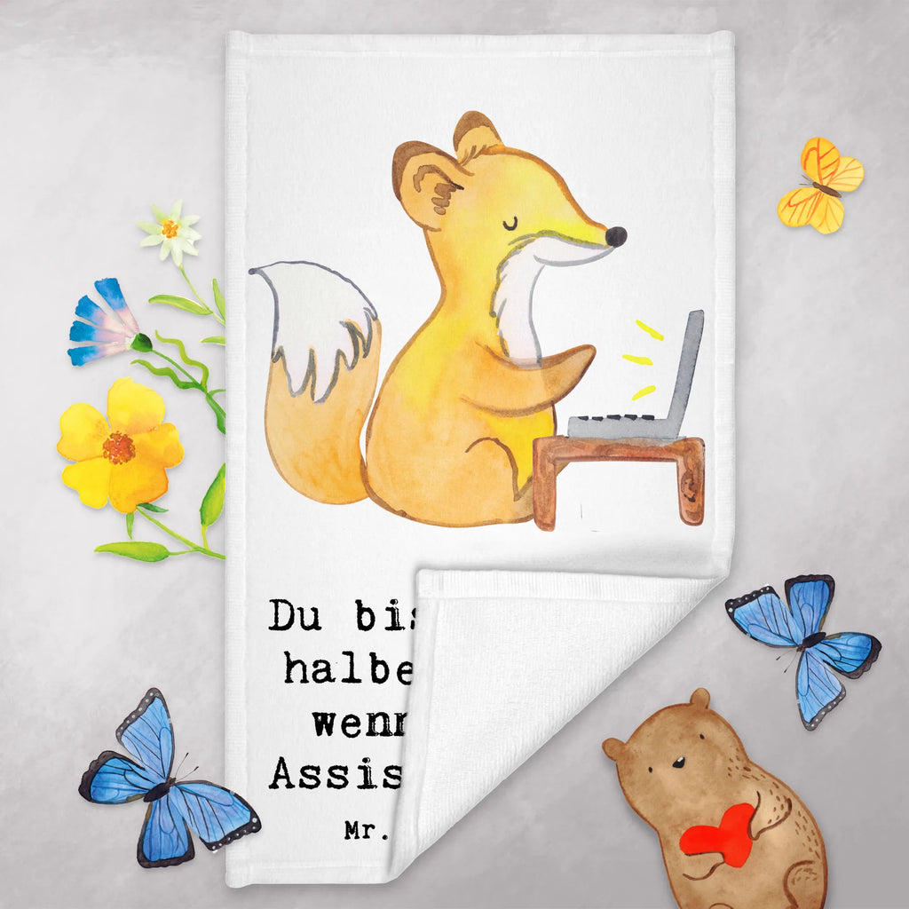 Guest towel Assistant heart Guest towel, guest towels, hand towels, towel, 50 x 30, gift, gift idea, best, farewell gift, passing exam, anniversary, retirement, promotion, job start, sayings, funny, profession