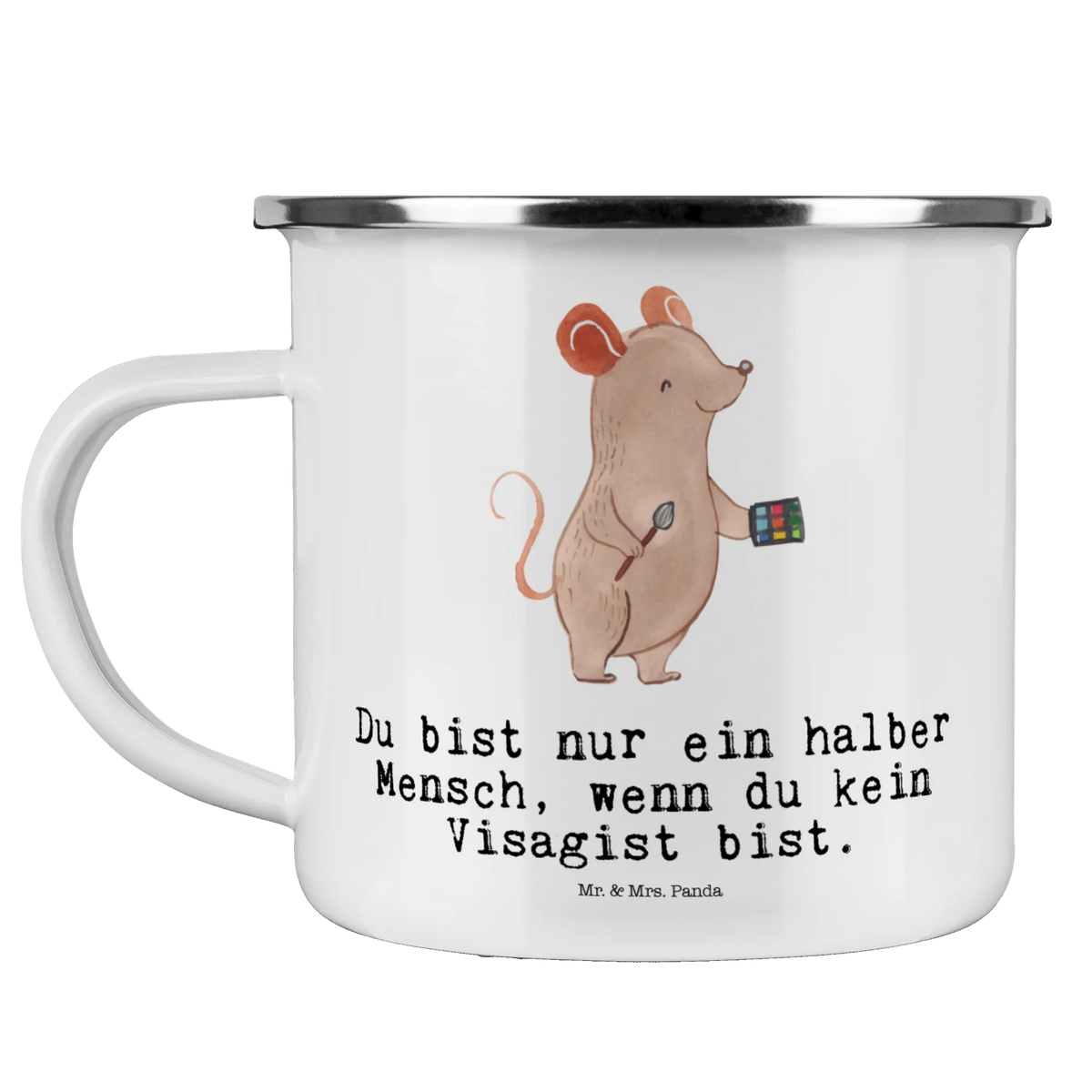 Camping Emaille Tasse Visagist Herz Outdoor Becher, Emaille Becher, Emailletasse, Reisebecher, emaillebecher, Pott, Teetasse, Emaille Tasse, Campingbecher, Campingtasse, wanderbecher, reisetasse, Motivtasse, Teebecher, metallbecher, Haferl, Blechtasse, becher emaille, Tasse Emaille, blechbecher, Kaffeepott, outdoortasse, wandertasse, Outdoor Tasse, Geschenk, Schenken, Jubiläum, Danke, Dankeschön, Beruf, Ausbildung, Abschied, Rente, Kollege, Kollegin, Arbeitskollege, Mitarbeiter, Firma, Visagist, Kosmetiker, Maskenbildner, Make Up Artist, Kosmetikstudio, Eröffnung, Beauty Salon