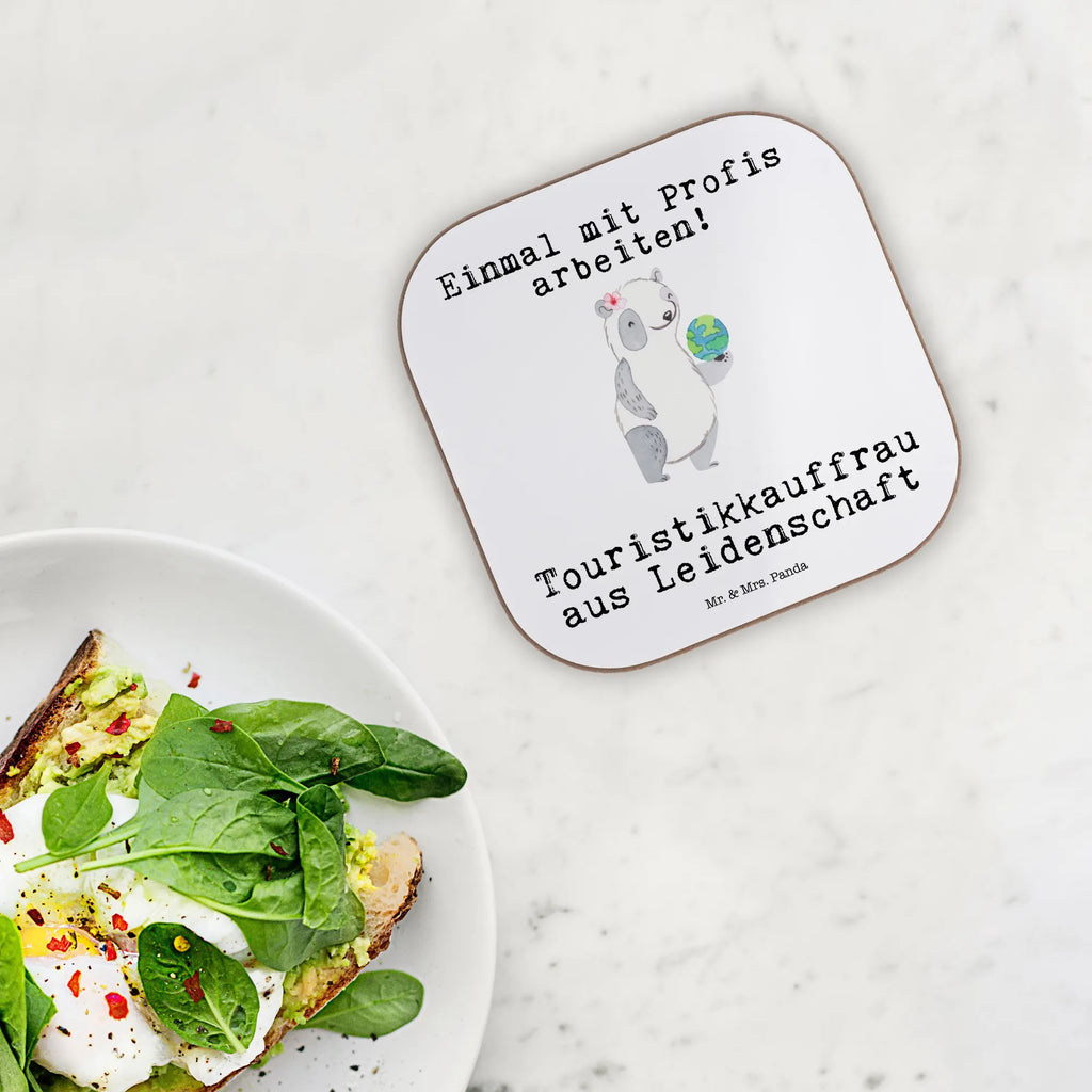 Square coaster Travel Agent Passion gifts, gift, breakfast, presents, Coasters, party, glass coasters, gift idea, best, farewell gift, passing exam, anniversary, retirement, promotion, job start, sayings, funny, profession