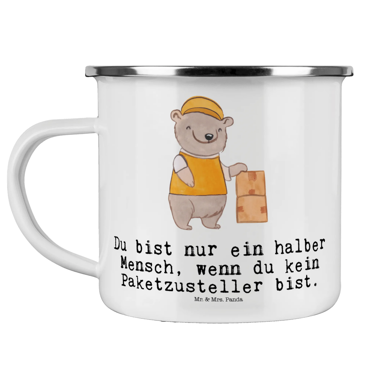 Camping Emaille Tasse Paketzusteller Herz wandertasse, Emaille Becher, metallbecher, Teetasse, Teebecher, Blechtasse, Haferl, Emaille Tasse, Motivtasse, Kaffeepott, Reisebecher, becher emaille, Campingtasse, Outdoor Tasse, Tasse Emaille, Outdoor Becher, reisetasse, Campingbecher, Emailletasse, blechbecher, Pott, emaillebecher, outdoortasse, wanderbecher, Geschenk, Schenken, Jubiläum, Danke, Dankeschön, Beruf, Ausbildung, Abschied, Rente, Kollege, Kollegin, Arbeitskollege, Mitarbeiter, Firma, Zustellservice Pakete, Paketzusteller, Paketbote