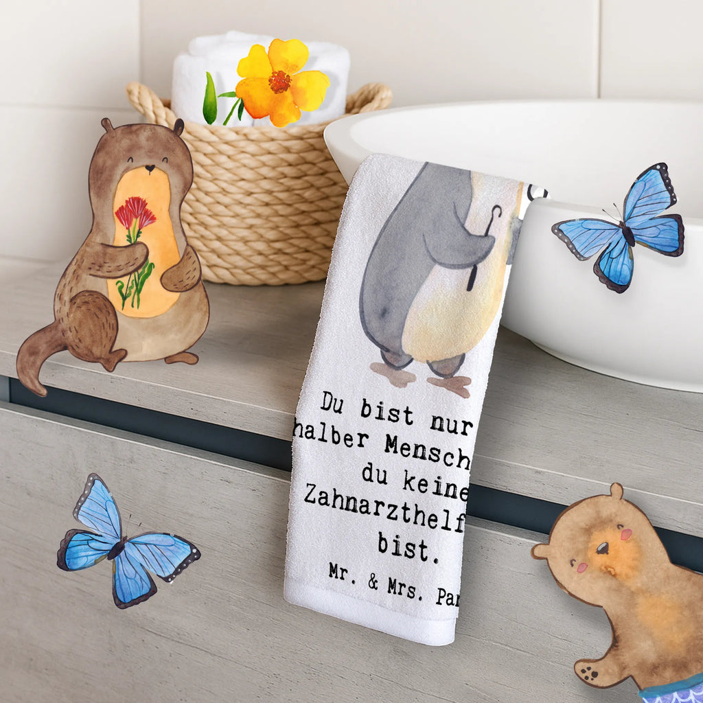 Guest towel Dental Assistant heart hand towels, towel, guest towels, 50 x 30, Guest towel, gift, gift idea, best, farewell gift, passing exam, anniversary, retirement, promotion, job start, sayings, funny, profession