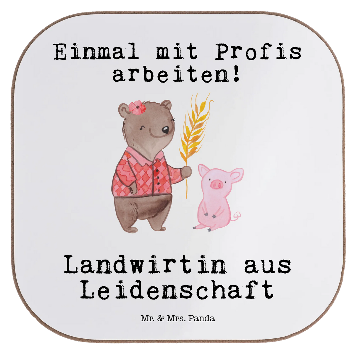 Untersetzer Landwirtin Leidenschaft