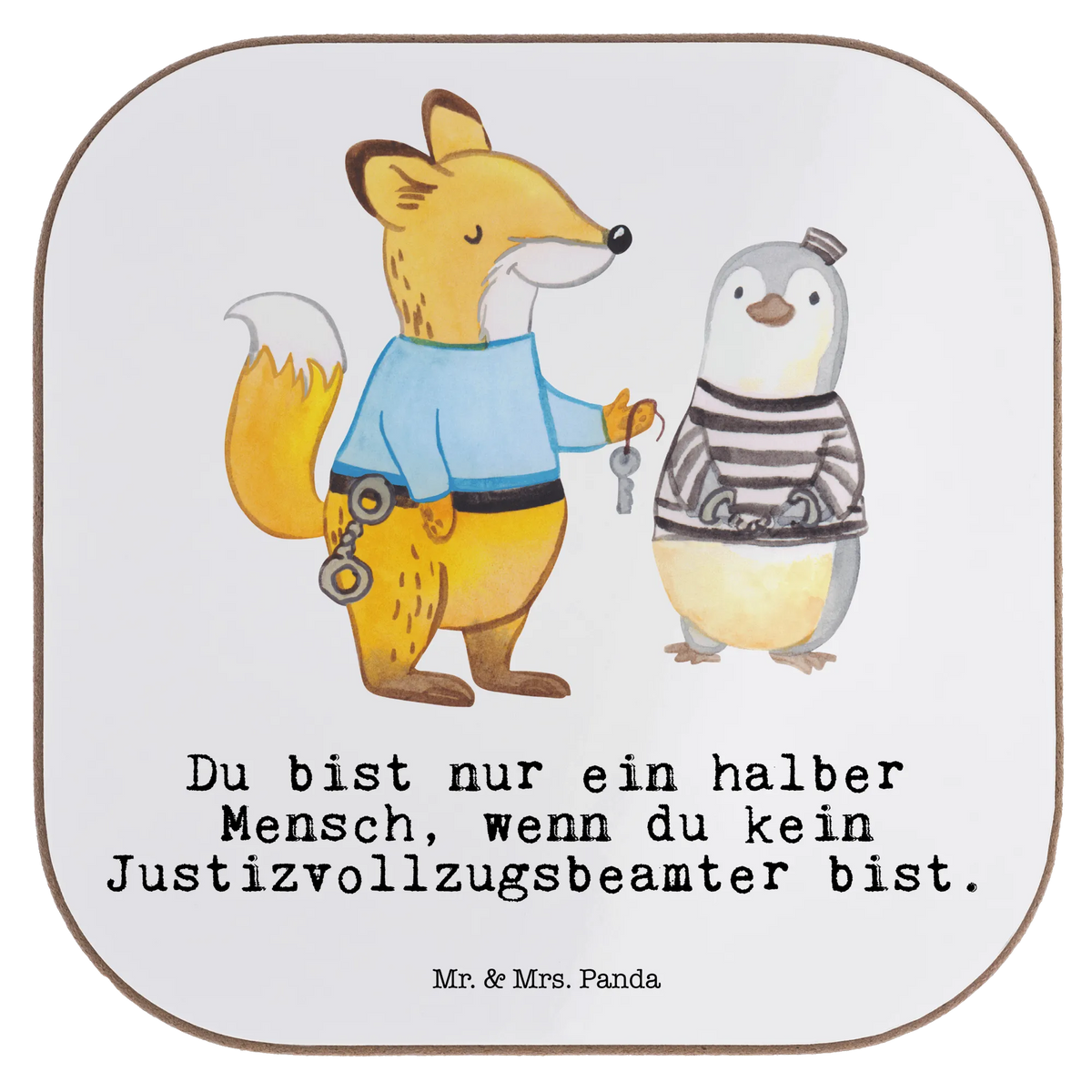 Untersetzer Justizvollzugsbeamter Herz