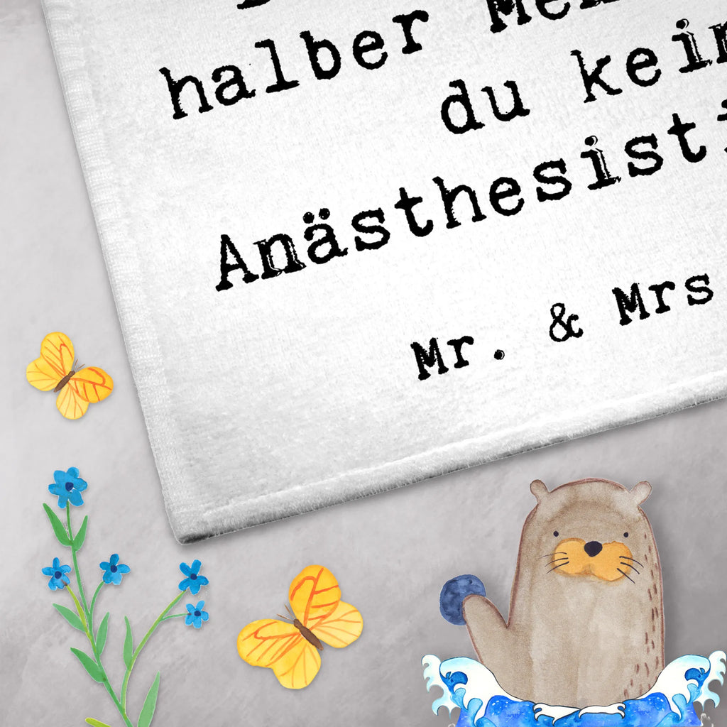 Ręcznik dla gości anestezjolog serce Zawód, Wykształcenie, Jubileusz, Pożegnanie, Emerytura, Kolega, Koleżanka, Prezent, Dawać, Pracownik, Współpracownik, Firma, Dziękuję, Dziękuję bardzo