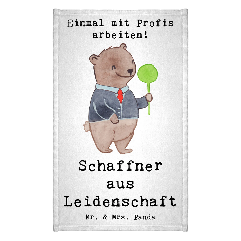 Guest towel conductor Passion Guest towel, 50 x 30, hand towels, towel, guest towels, gift, gift idea, best, farewell gift, passing exam, anniversary, retirement, promotion, job start, sayings, funny, profession