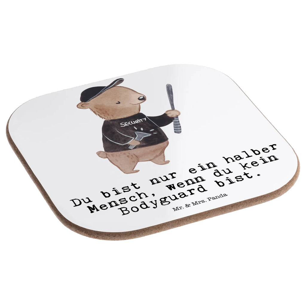 Square coaster Bodyguard heart presents, glass coasters, gift, Coasters, breakfast, party, gifts, gift idea, best, farewell gift, passing exam, anniversary, retirement, promotion, job start, sayings, funny, profession