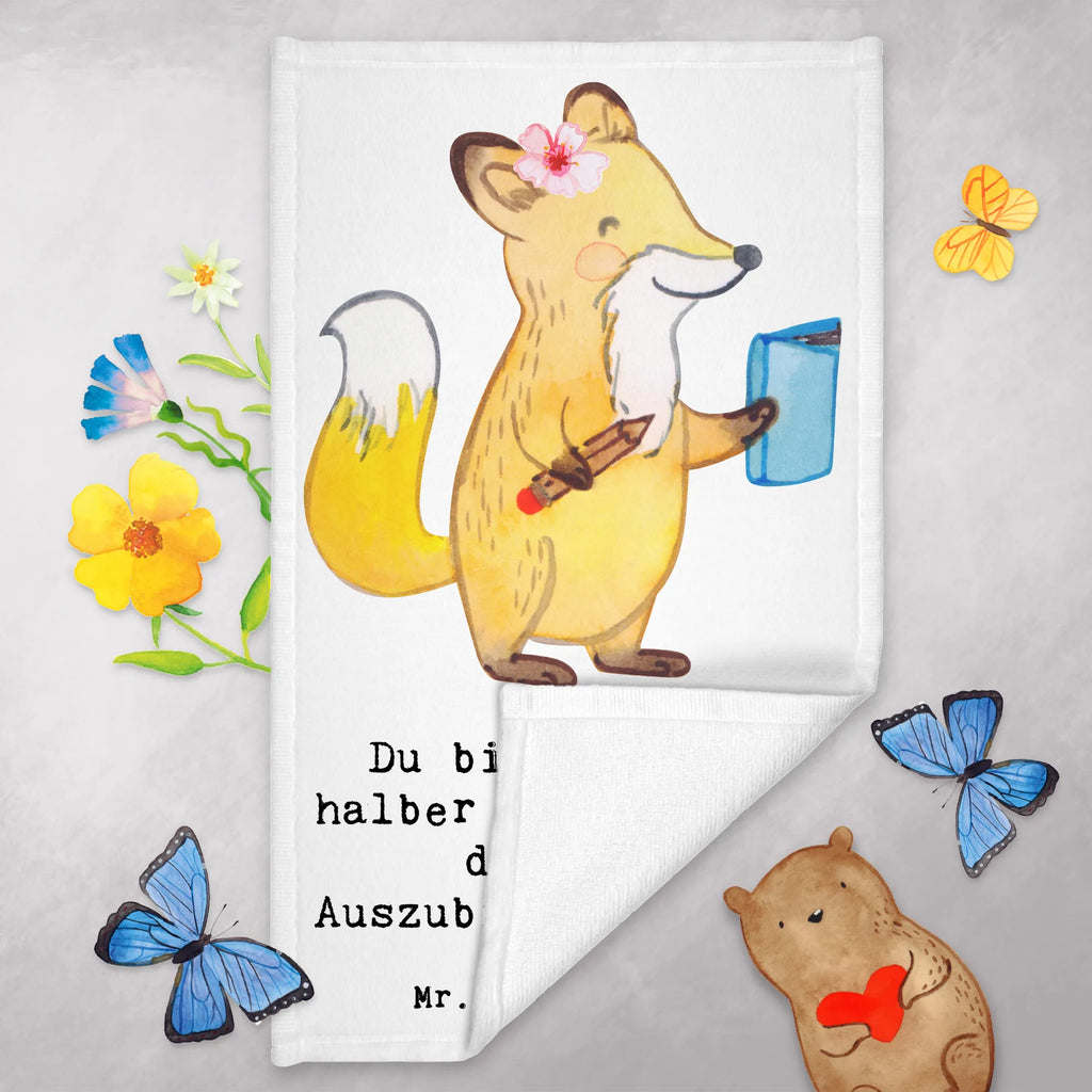 Guest towel Trainee Heart hand towels, Guest towel, guest towels, 50 x 30, towel, gift, gift idea, best, farewell gift, passing exam, anniversary, retirement, promotion, job start, sayings, funny, profession