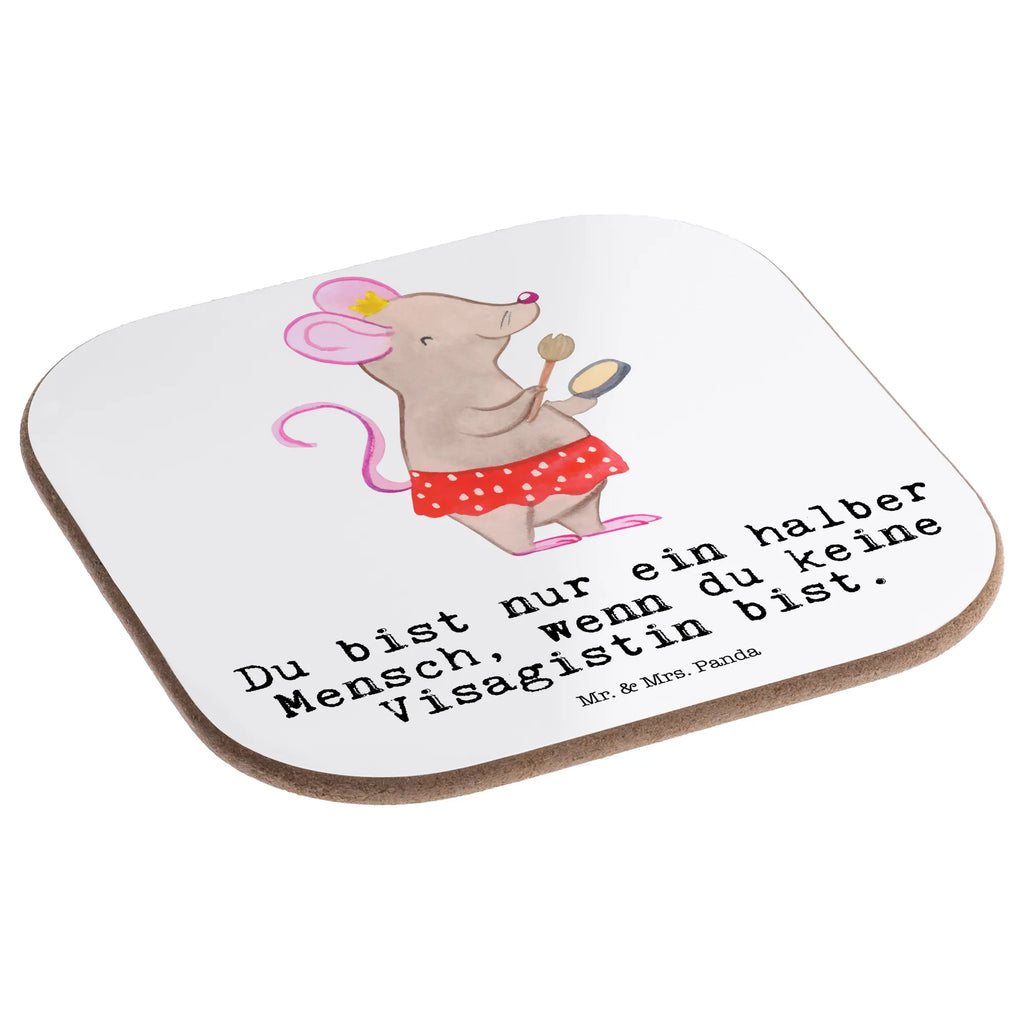 Podkładka makijażystka serce Zawód, Wykształcenie, Jubileusz, Pożegnanie, Emerytura, Kolega, Koleżanka, Prezent, Dawać, Pracownik, Współpracownik, Firma, Dziękuję, Dziękuję bardzo