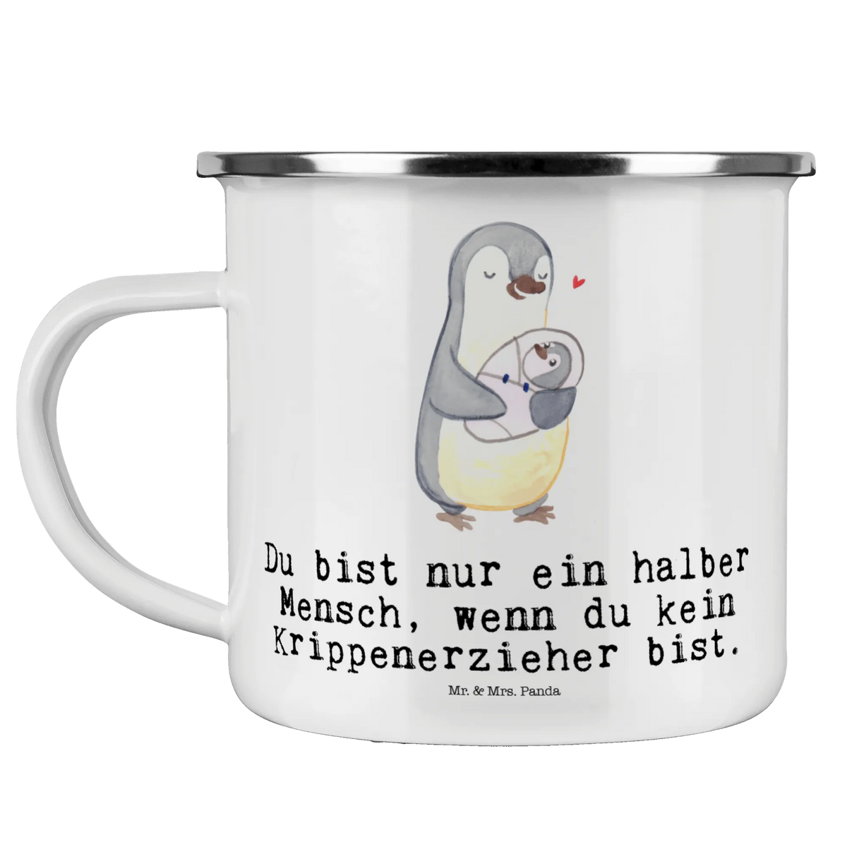 Camping Emaille Tasse Krippenerzieher Herz Tasse Emaille, Campingbecher, Emailletasse, Motivtasse, Haferl, Campingtasse, Outdoor Becher, metallbecher, emaillebecher, Blechtasse, Teetasse, outdoortasse, Kaffeepott, wanderbecher, wandertasse, Reisebecher, Outdoor Tasse, blechbecher, Emaille Becher, Emaille Tasse, reisetasse, Pott, Teebecher, becher emaille, Geschenk, Schenken, Jubiläum, Danke, Dankeschön, Beruf, Ausbildung, Abschied, Rente, Kollege, Kollegin, Arbeitskollege, Mitarbeiter, Firma, Erzieher, Krippenerzieher, Kindertagesstätte, Eröffnung, KITA, Pädagoge