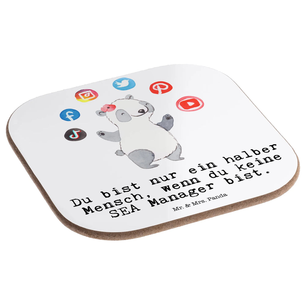 Podkładka Menedżer ds. SEA serce Zawód, Wykształcenie, Jubileusz, Pożegnanie, Emerytura, Kolega, Koleżanka, Prezent, Dawać, Pracownik, Współpracownik, Firma, Dziękuję, Dziękuję bardzo