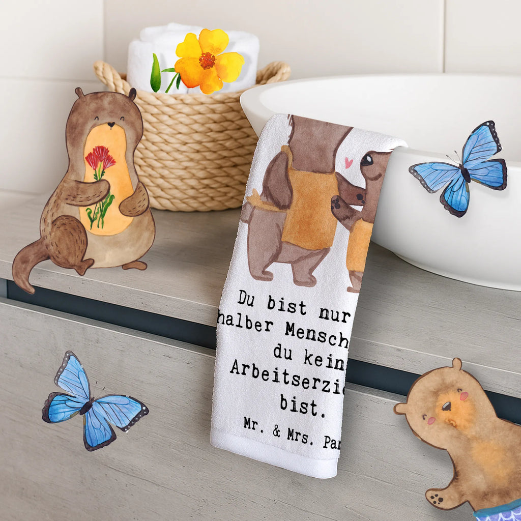 Guest towel work educator heart Guest towel, guest towels, hand towels, 50 x 30, towel, gift, gift idea, best, farewell gift, passing exam, anniversary, retirement, promotion, job start, sayings, funny, profession