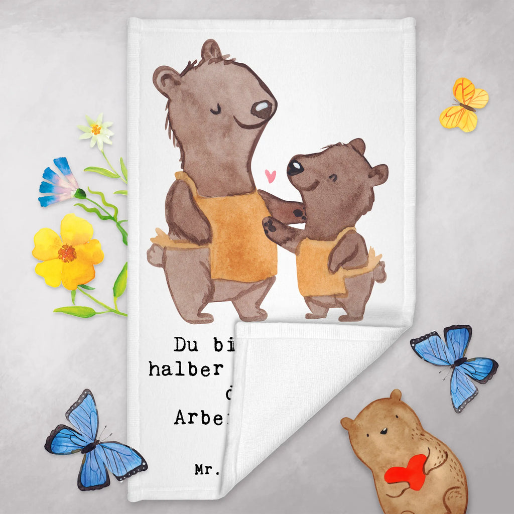 Guest towel work educator heart Guest towel, guest towels, hand towels, 50 x 30, towel, gift, gift idea, best, farewell gift, passing exam, anniversary, retirement, promotion, job start, sayings, funny, profession