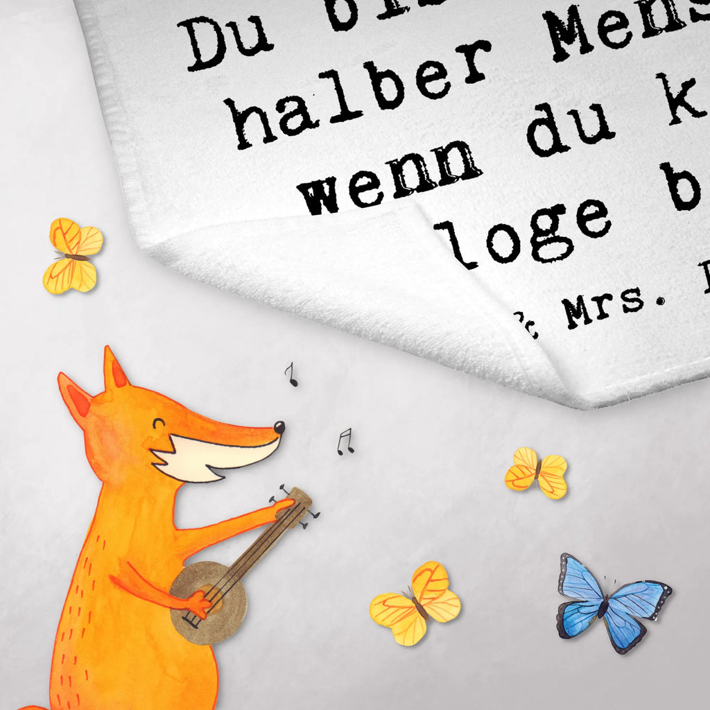 Guest towel biologist Heart 50 x 30, towel, guest towels, Guest towel, hand towels, gift, gift idea, best, farewell gift, passing exam, anniversary, retirement, promotion, job start, sayings, funny, profession