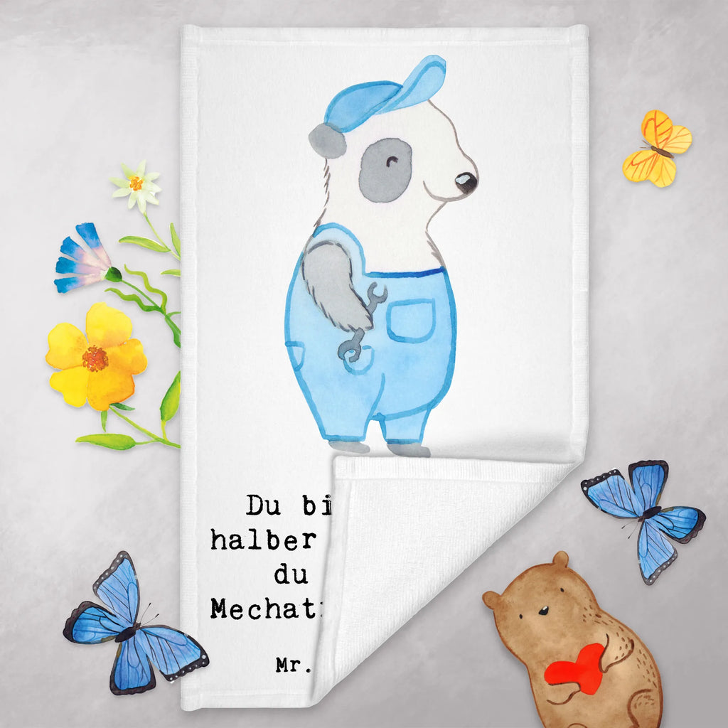 Guest towel Automotive Mechatronics Technician Heart guest towels, 50 x 30, towel, hand towels, Guest towel, gift, gift idea, best, farewell gift, passing exam, anniversary, retirement, promotion, job start, sayings, funny, profession