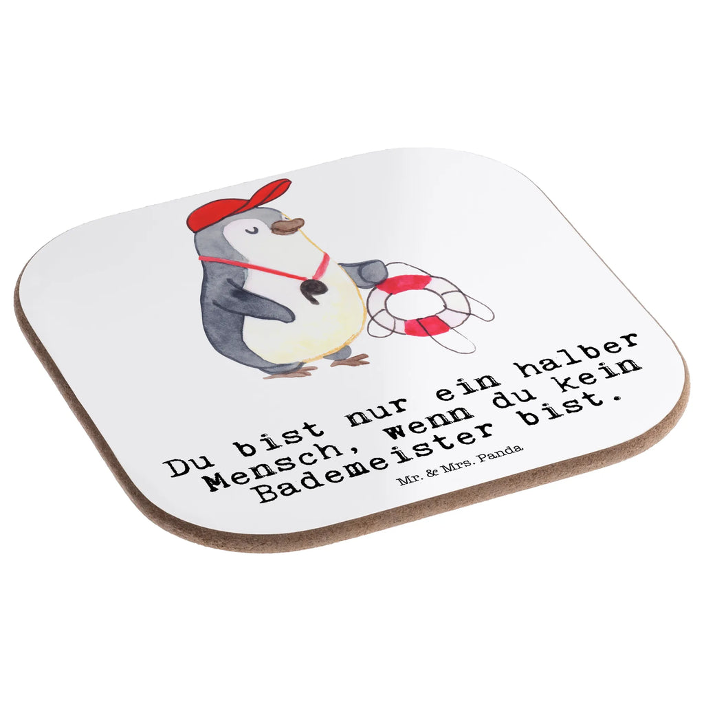 Square coaster lifeguard Heart gift, gifts, presents, glass coasters, breakfast, party, Coasters, gift idea, best, farewell gift, passing exam, anniversary, retirement, promotion, job start, sayings, funny, profession