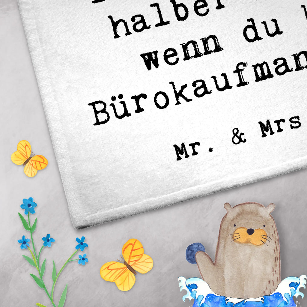 Guest towel Office clerk Heart towel, guest towels, 50 x 30, hand towels, Guest towel, gift, gift idea, best, farewell gift, passing exam, anniversary, retirement, promotion, job start, sayings, funny, profession