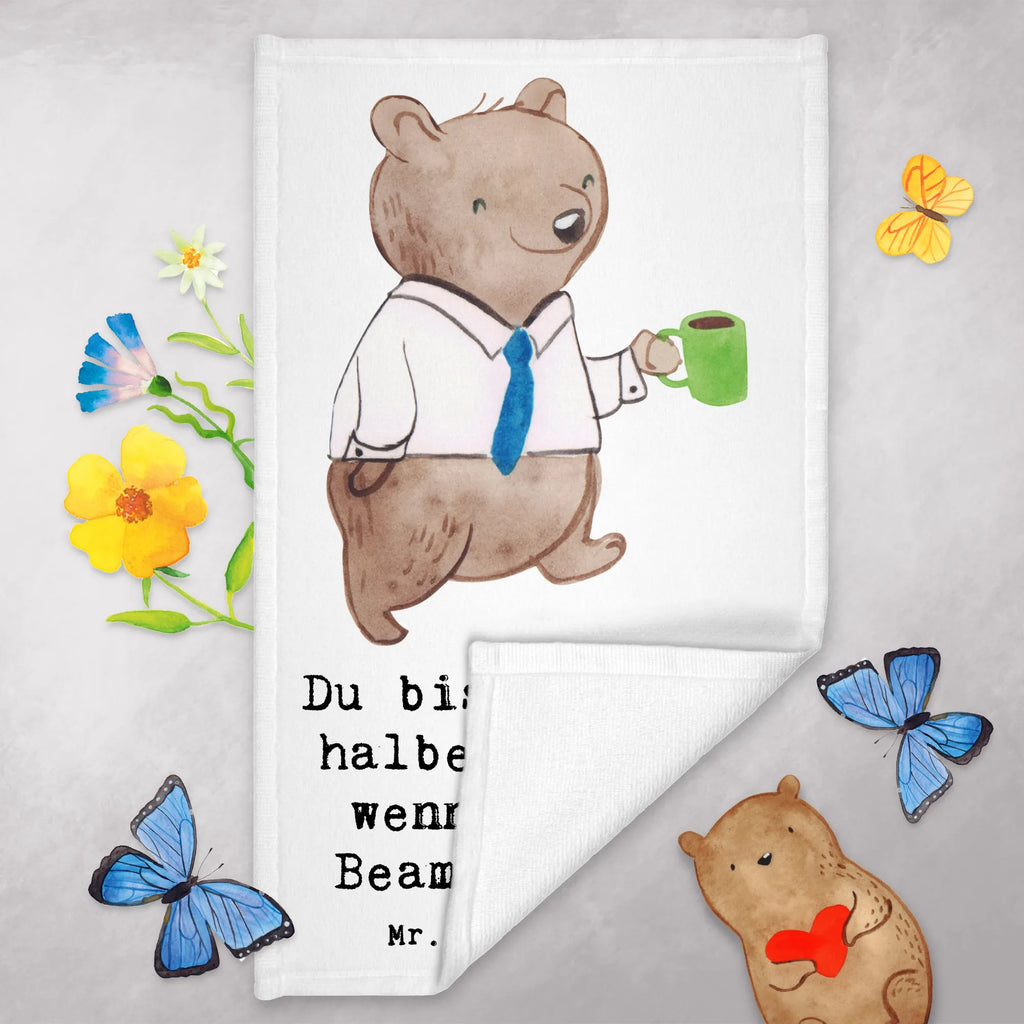 Guest towel civil servant heart guest towels, towel, 50 x 30, hand towels, Guest towel, gift, gift idea, best, farewell gift, passing exam, anniversary, retirement, promotion, job start, sayings, funny, profession