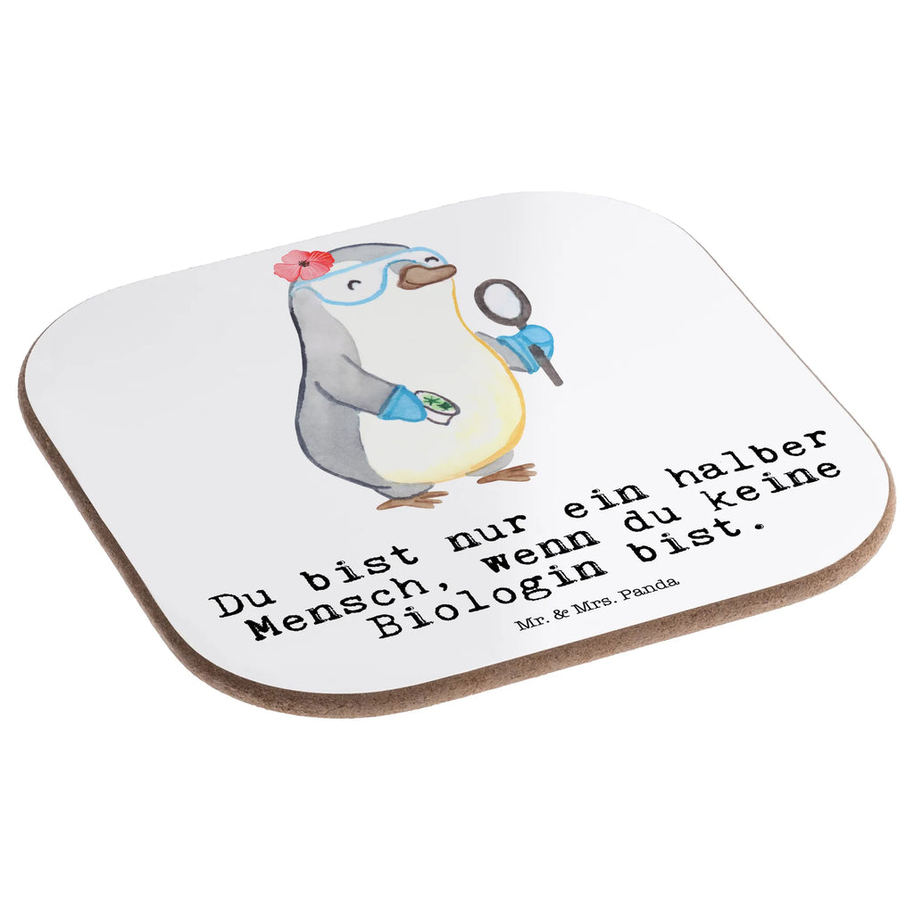 Square coaster biologist Heart gifts, gift, breakfast, glass coasters, presents, party, Coasters, gift idea, best, farewell gift, passing exam, anniversary, retirement, promotion, job start, sayings, funny, profession