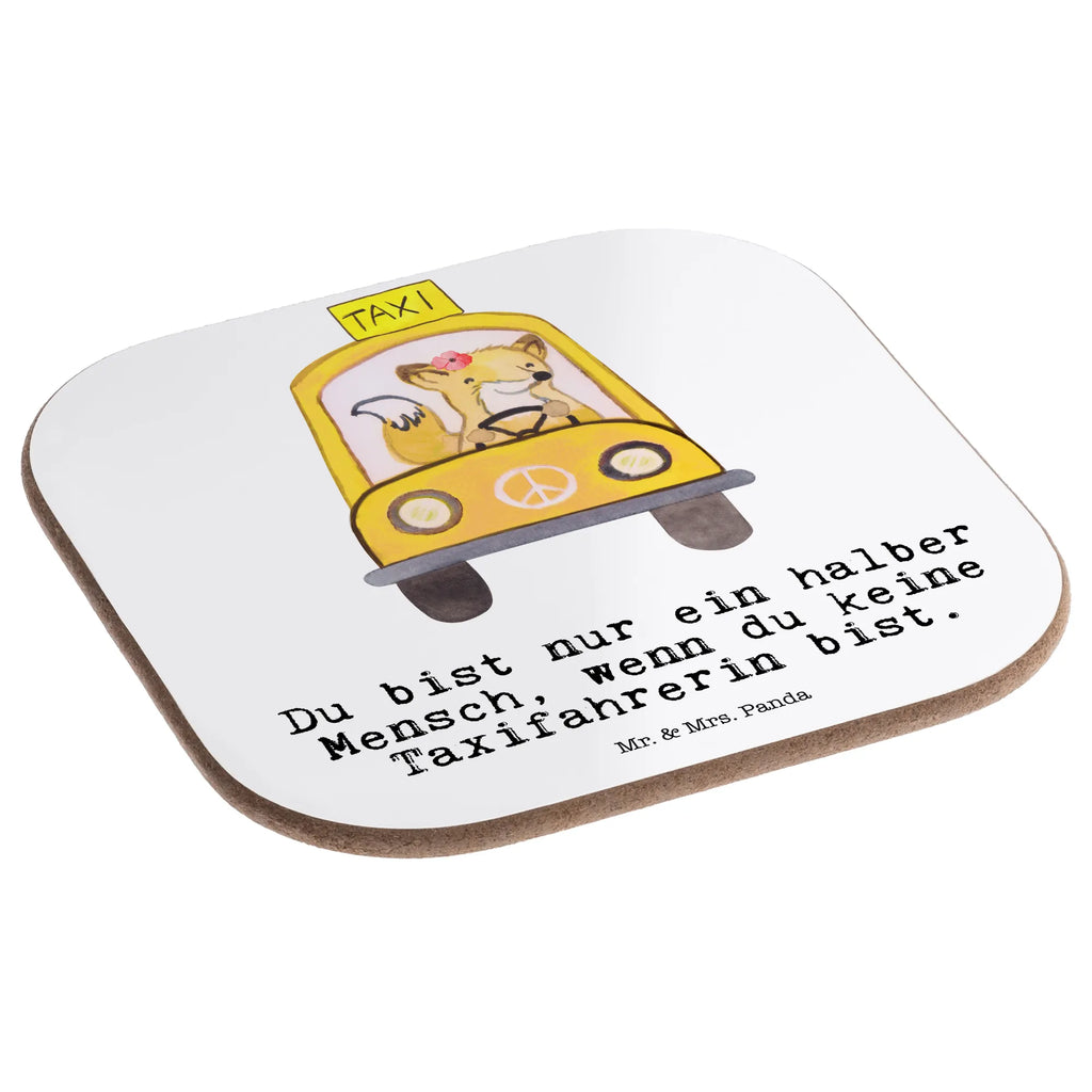 Square coaster Taxi driver Heart gift, glass coasters, gifts, Coasters, breakfast, presents, party, gift idea, best, farewell gift, passing exam, anniversary, retirement, promotion, job start, sayings, funny, profession