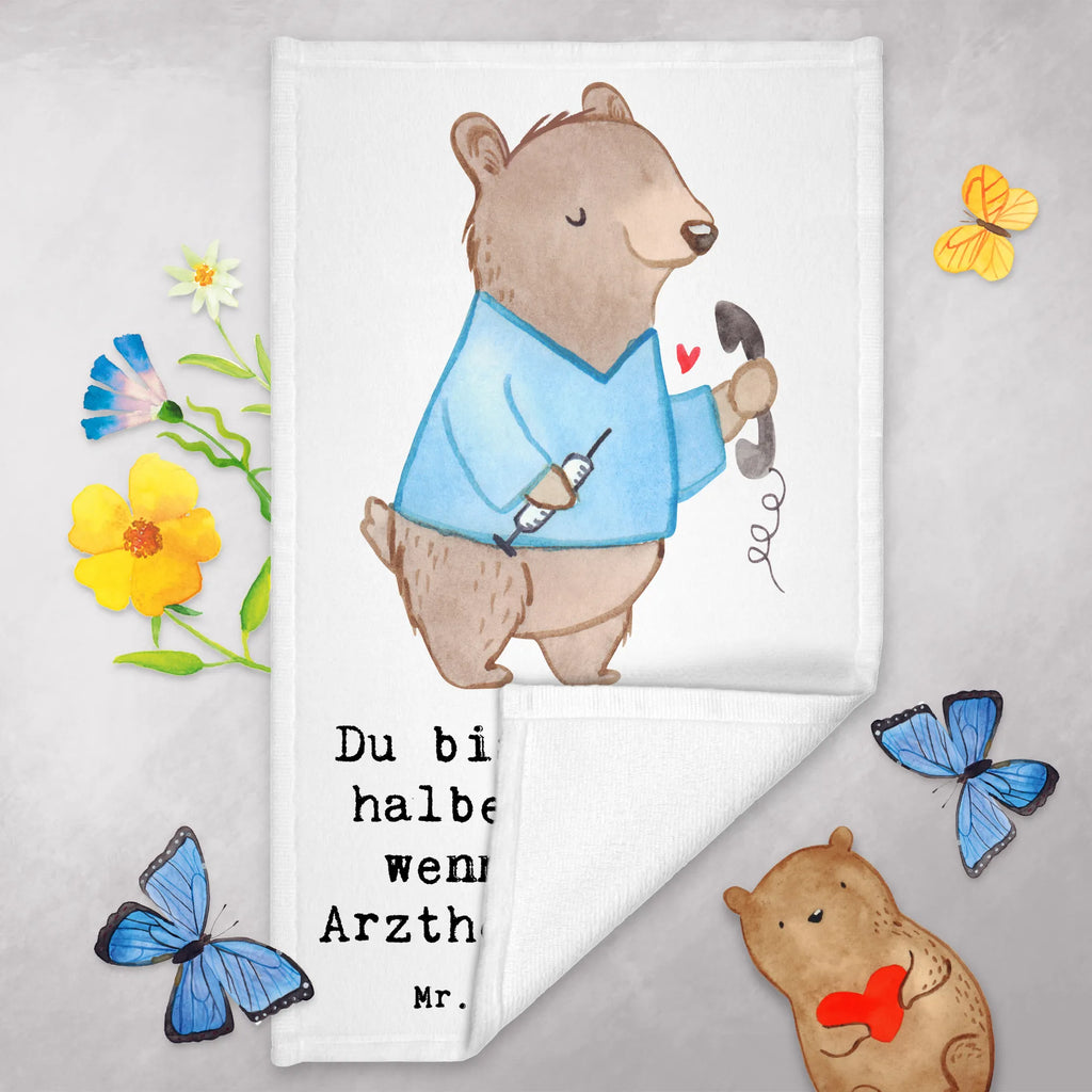 Guest towel Medical Assistant Heart guest towels, towel, hand towels, Guest towel, 50 x 30, gift, gift idea, best, farewell gift, passing exam, anniversary, retirement, promotion, job start, sayings, funny, profession