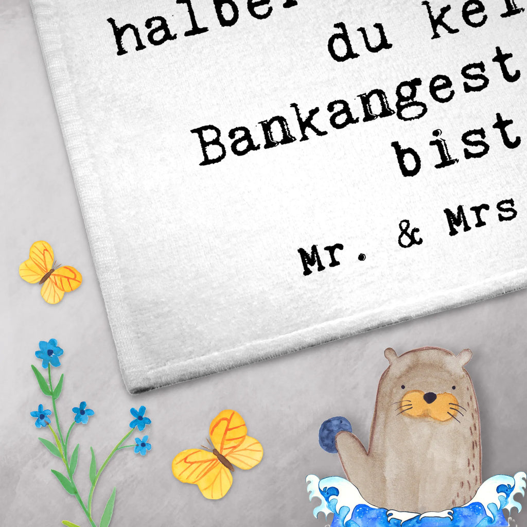 Guest towel bank employee heart 50 x 30, hand towels, towel, Guest towel, guest towels, gift, gift idea, best, farewell gift, passing exam, anniversary, retirement, promotion, job start, sayings, funny, profession