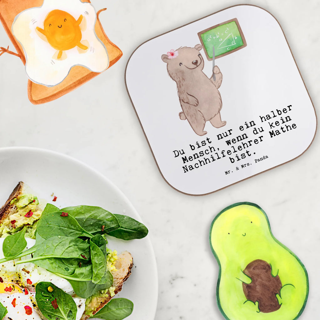 Square coaster Math tutor heart presents, Coasters, party, gift, gifts, glass coasters, breakfast, gift idea, best, farewell gift, passing exam, anniversary, retirement, promotion, job start, sayings, funny, profession