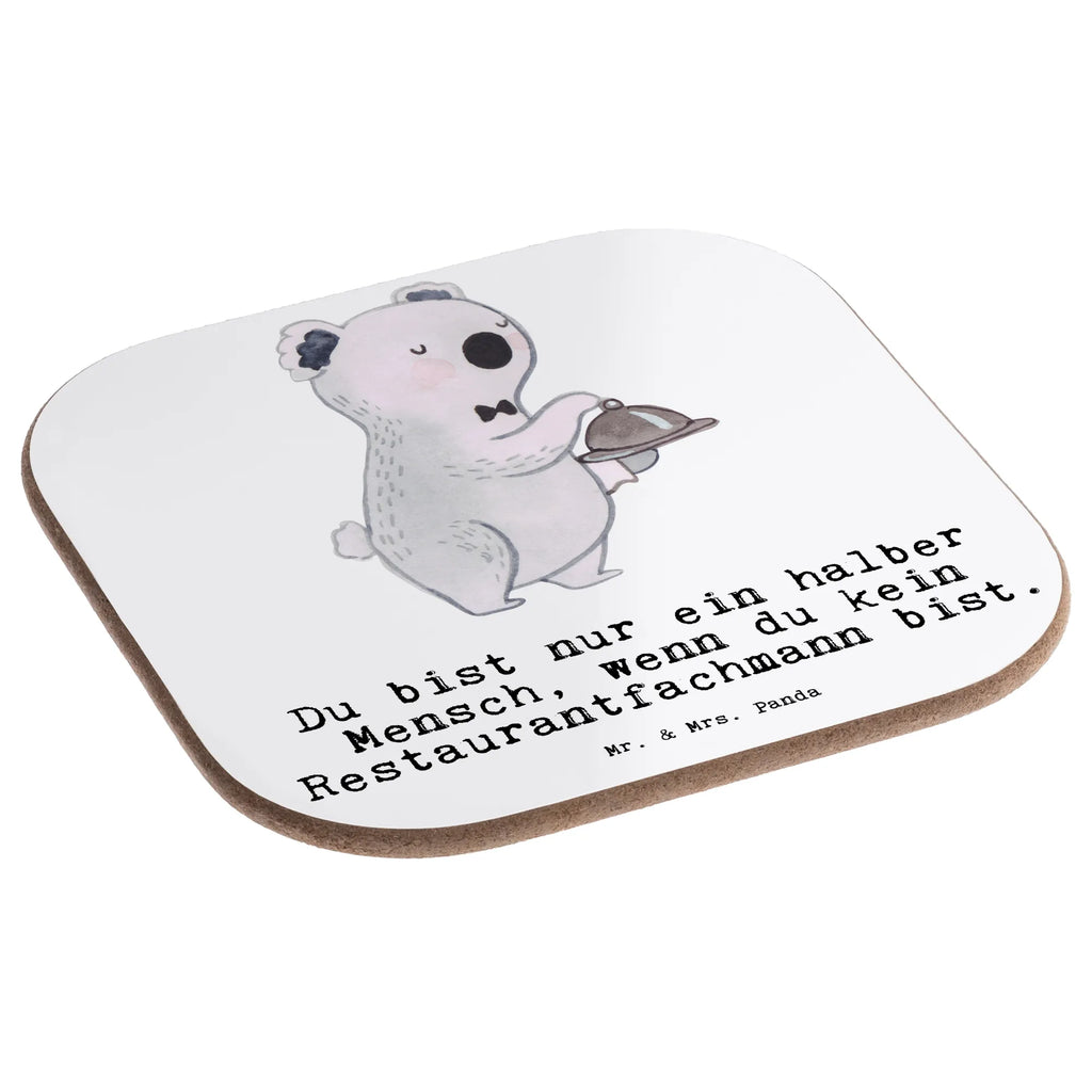 Quadratische Untersetzer Restaurantfachmann mit Herz Bierdeckel, Glasuntersetzer, Holzuntersetzer, Tassen Untersetzer, Untersetzer für Gläser, Getränkeuntersetzer, Untersetzer, Untersetzer Gläser, Korkuntersetzer, Untersetzer aus Holz, Untersetzer Design, Untersetzer Holz, Beruf, Ausbildung, Jubiläum, Abschied, Rente, Kollege, Kollegin, Geschenk, Schenken, Arbeitskollege, Mitarbeiter, Firma, Danke, Dankeschön