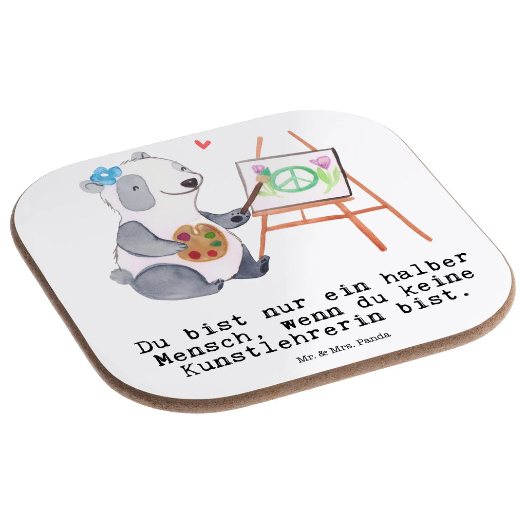 Square coaster Art teacher heart gift, Coasters, gifts, breakfast, glass coasters, party, presents, gift idea, best, farewell gift, passing exam, anniversary, retirement, promotion, job start, sayings, funny, profession