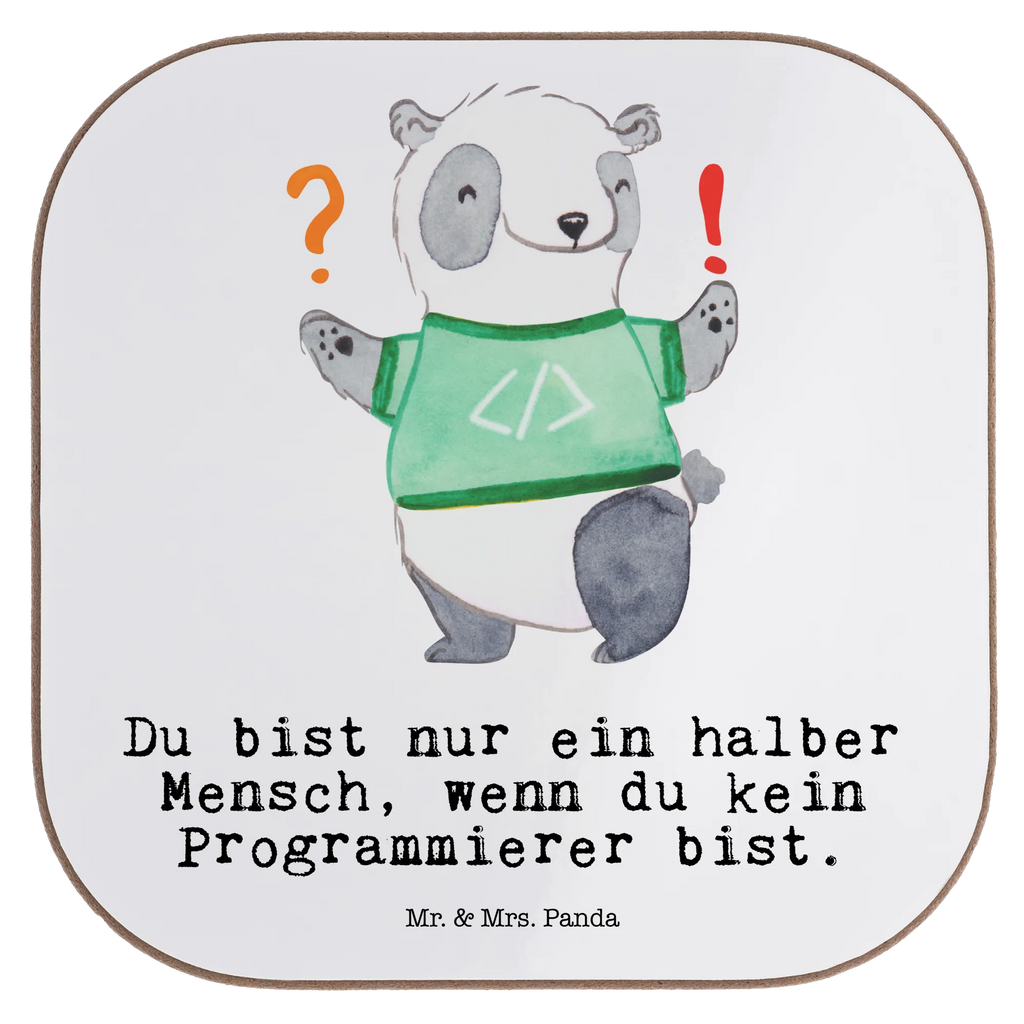 Square coaster Programmer Heart breakfast, Coasters, party, gift, glass coasters, gifts, presents, gift idea, best, farewell gift, passing exam, anniversary, retirement, promotion, job start, sayings, funny, profession