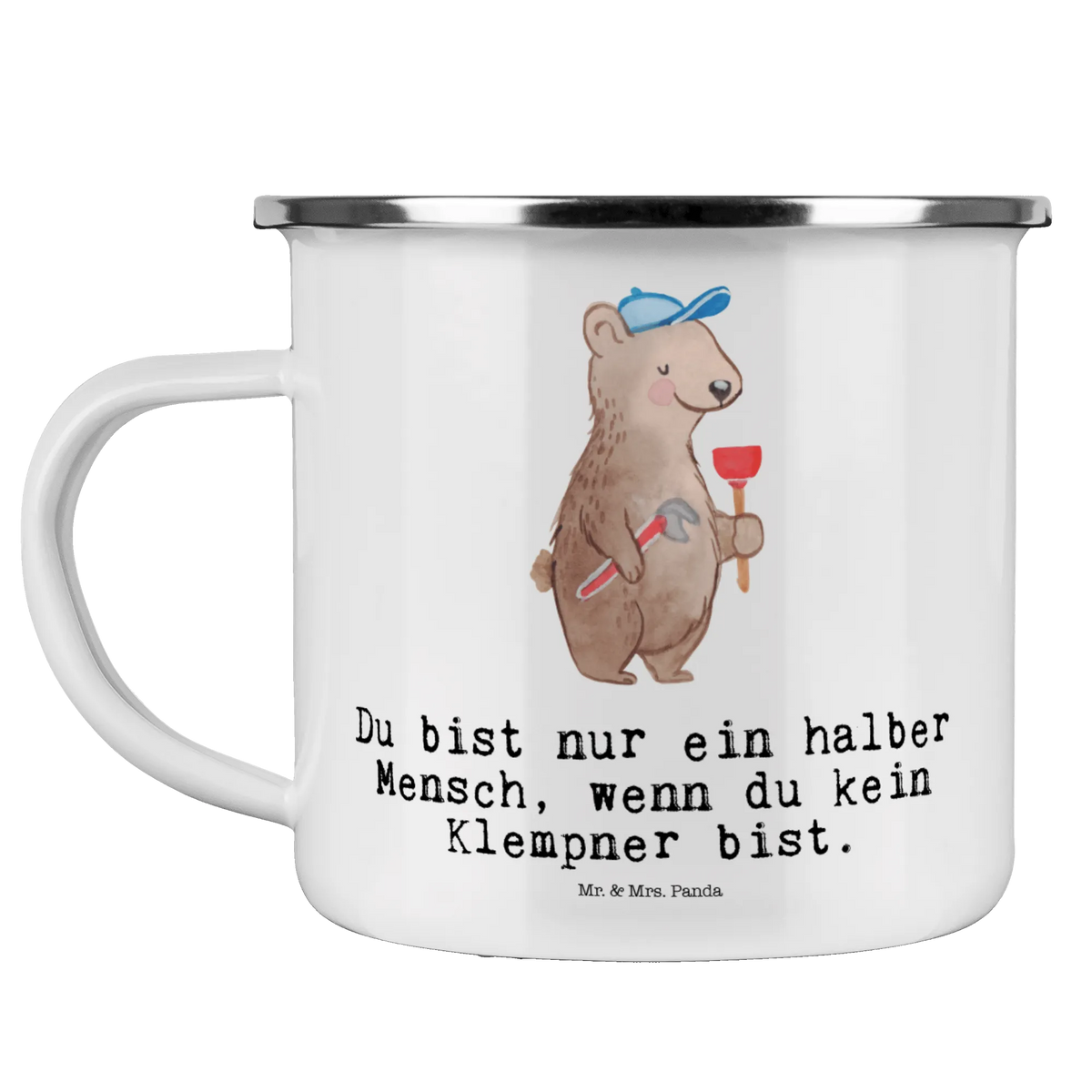 Camping Emaille Tasse Klempner Herz Teebecher, becher emaille, Haferl, Outdoor Tasse, Tasse Emaille, Motivtasse, Emaille Tasse, reisetasse, Emaille Becher, metallbecher, Emailletasse, Outdoor Becher, Teetasse, Pott, wandertasse, Campingbecher, emaillebecher, blechbecher, wanderbecher, outdoortasse, Blechtasse, Campingtasse, Reisebecher, Kaffeepott, Geschenk, Schenken, Jubiläum, Danke, Dankeschön, Beruf, Ausbildung, Abschied, Rente, Kollege, Kollegin, Arbeitskollege, Mitarbeiter, Firma, Klempner, Installateur, Sanitärinstallationen, Fachbetrieb, Meister, Bauklempner, Gesellenprüfung, Handwerker