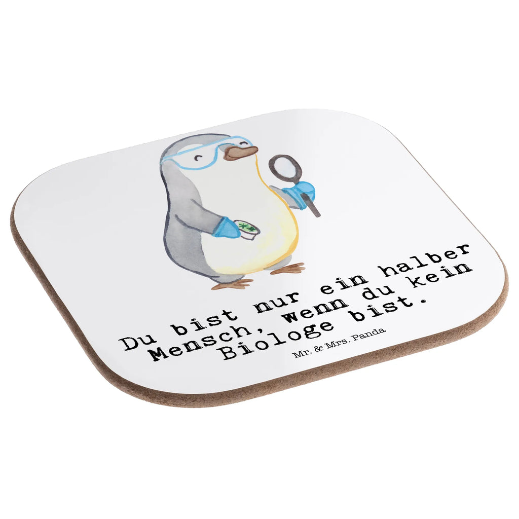 Square coaster biologist Heart Coasters, gifts, glass coasters, breakfast, presents, gift, party, gift idea, best, farewell gift, passing exam, anniversary, retirement, promotion, job start, sayings, funny, profession