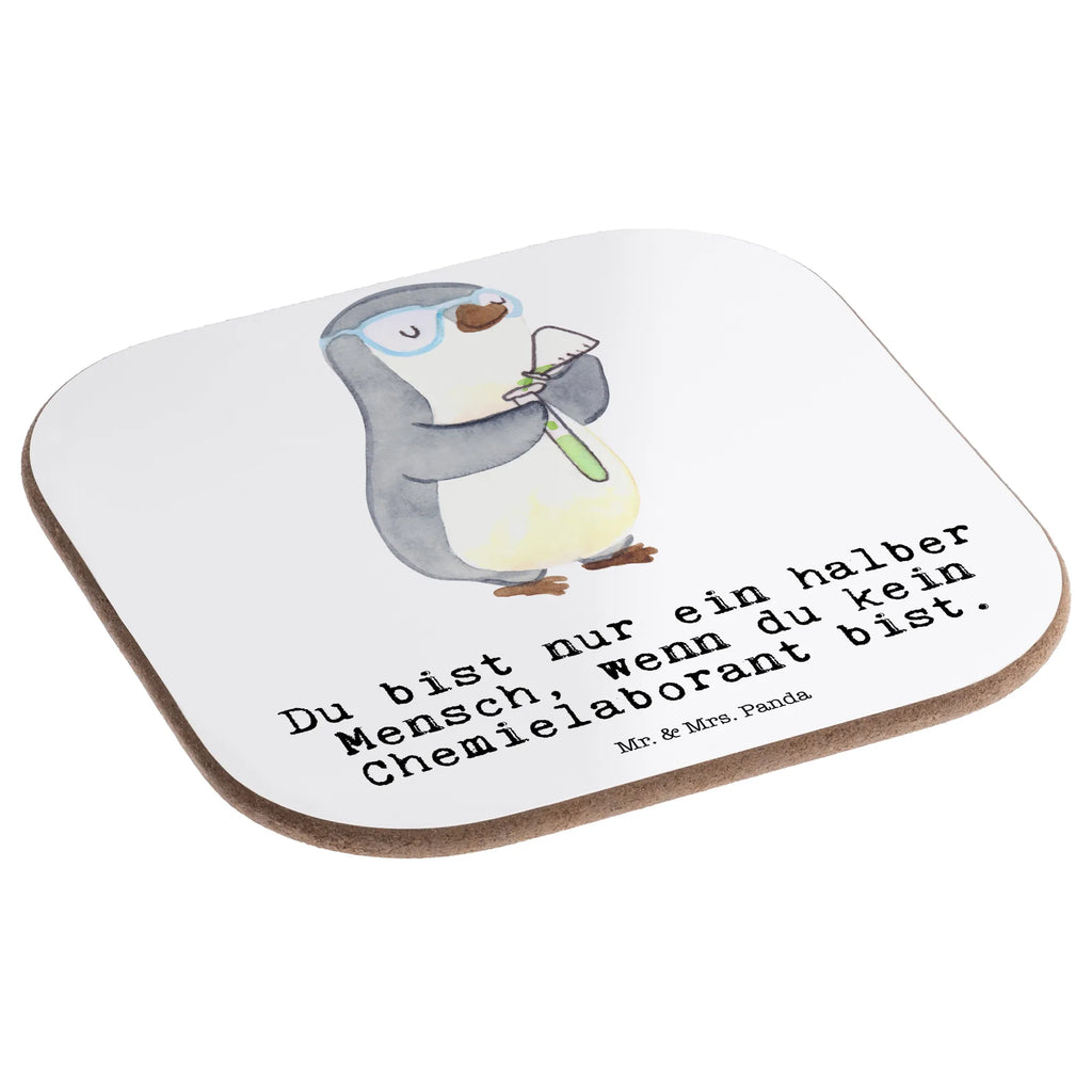 Square coaster Chemical Laboratory Technician Heart breakfast, gifts, presents, gift, Coasters, party, glass coasters, gift idea, best, farewell gift, passing exam, anniversary, retirement, promotion, job start, sayings, funny, profession