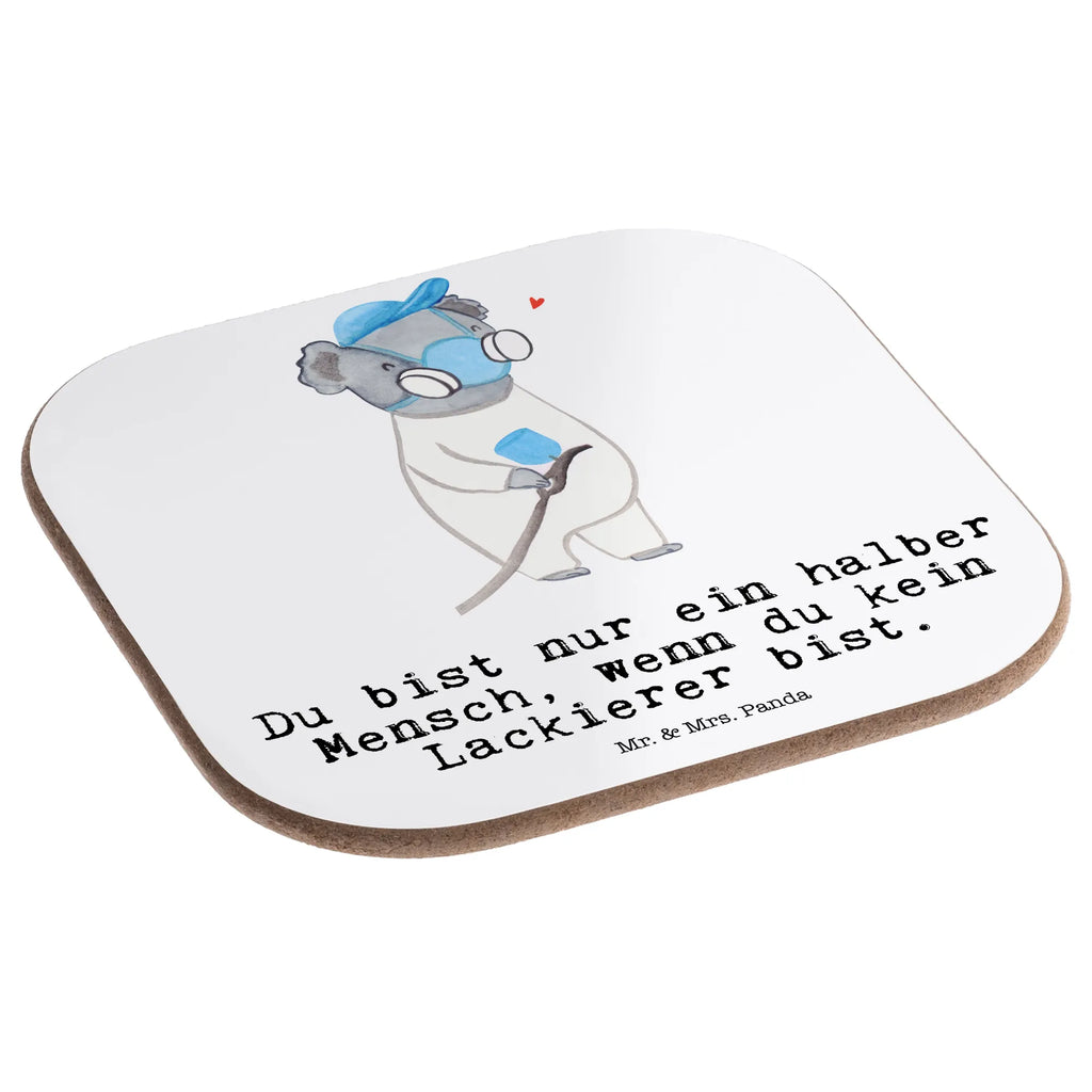 Square coaster Painter heart gift, party, glass coasters, presents, breakfast, gifts, Coasters, gift idea, best, farewell gift, passing exam, anniversary, retirement, promotion, job start, sayings, funny, profession