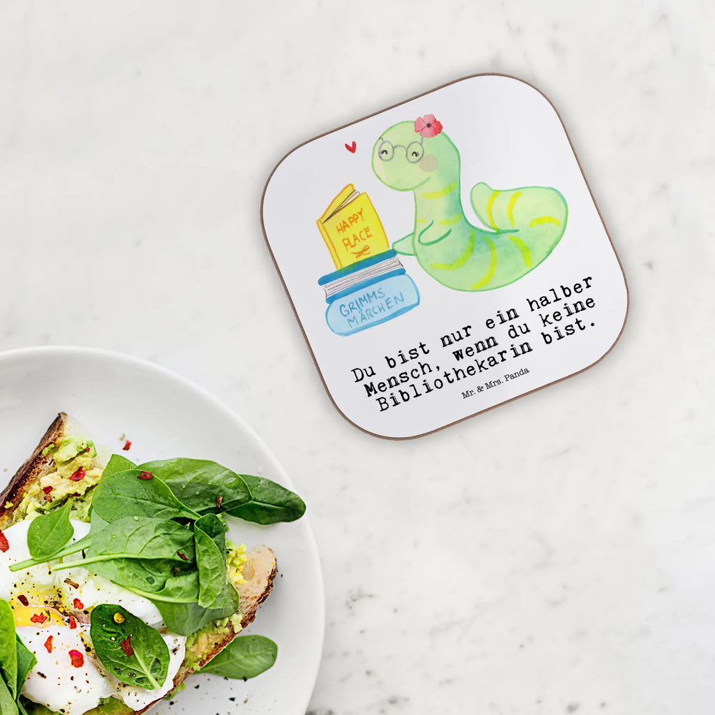 Podkładka bibliotekarka serce Zawód, Wykształcenie, Jubileusz, Pożegnanie, Emerytura, Kolega, Koleżanka, Prezent, Dawać, Pracownik, Współpracownik, Firma, Dziękuję, Dziękuję bardzo