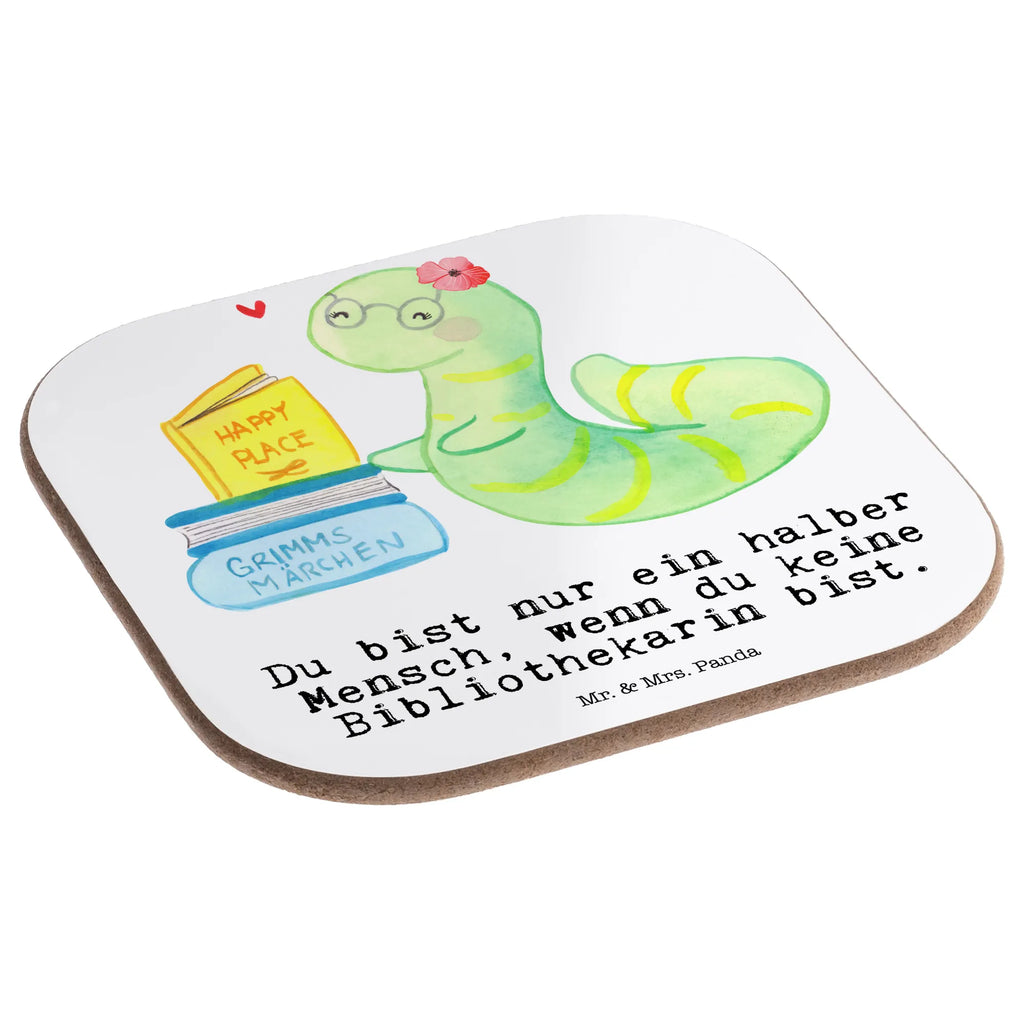 Podkładka bibliotekarka serce Zawód, Wykształcenie, Jubileusz, Pożegnanie, Emerytura, Kolega, Koleżanka, Prezent, Dawać, Pracownik, Współpracownik, Firma, Dziękuję, Dziękuję bardzo