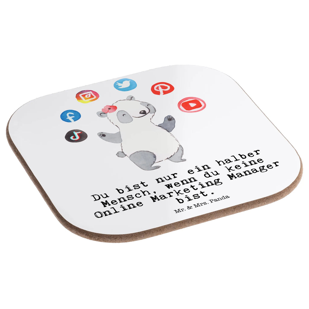 Podkładka Menedżer ds. marketingu internetowego Serce Zawód, Wykształcenie, Jubileusz, Pożegnanie, Emerytura, Kolega, Koleżanka, Prezent, Dawać, Pracownik, Współpracownik, Firma, Dziękuję, Dziękuję bardzo