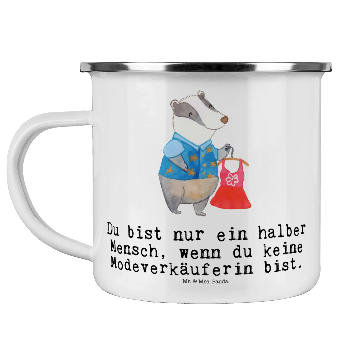 Camping Emaille Tasse Modeverkäuferin Herz Campingbecher, metallbecher, outdoortasse, wanderbecher, Emaille Becher, becher emaille, Motivtasse, emaillebecher, wandertasse, Kaffeepott, Haferl, Teebecher, Tasse Emaille, reisetasse, Outdoor Becher, Teetasse, Pott, Emailletasse, Emaille Tasse, Campingtasse, Reisebecher, blechbecher, Blechtasse, Outdoor Tasse, Geschenk, Schenken, Jubiläum, Danke, Dankeschön, Beruf, Ausbildung, Abschied, Rente, Kollege, Kollegin, Arbeitskollege, Mitarbeiter, Firma, Fashion Store, Modeverkäuferin, Verkäuferin