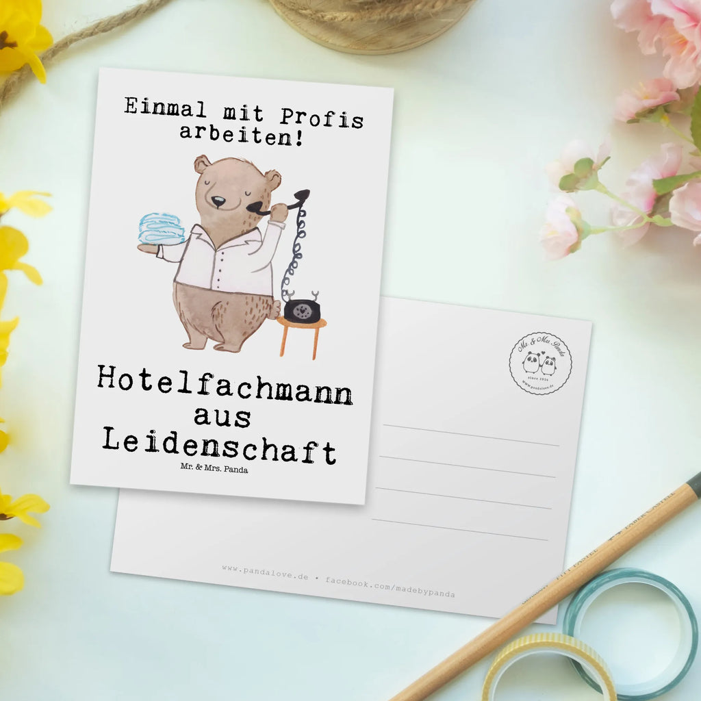Postkarte Hotelfachmann aus Leidenschaft einzelkarte, Designkarte, Postkarten, Ansichtskarten, bildkarte, Grußkarte, kunstkarte, spruchkarte, Postkarte, Ansichtskarte, Fotokarte, Motivkarte, Kunstkarten, Geschenk, Schenken, Jubiläum, Danke, Dankeschön, Beruf, Ausbildung, Abschied, Rente, Kollege, Kollegin, Arbeitskollege, Mitarbeiter, Firma, Hotelfachangestellter, Hotelkaufmann, Hotelfachmann, Hotelier, Hoteleröffnung
