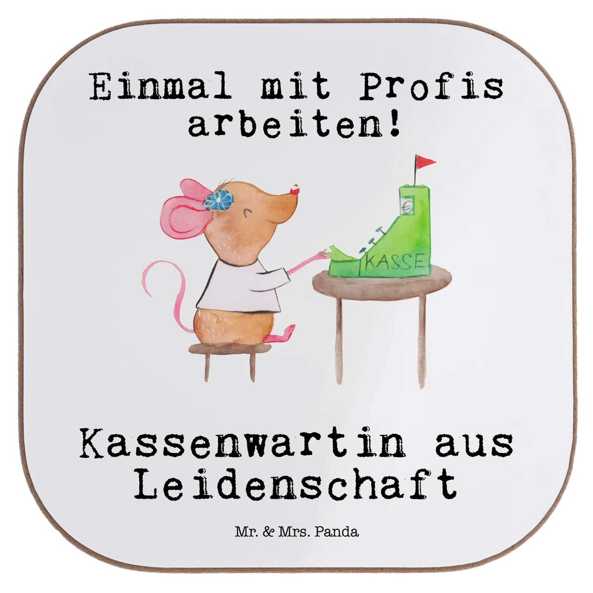 Untersetzer Kassenwartin Leidenschaft